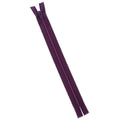 Purple 9" Polyester Zipper