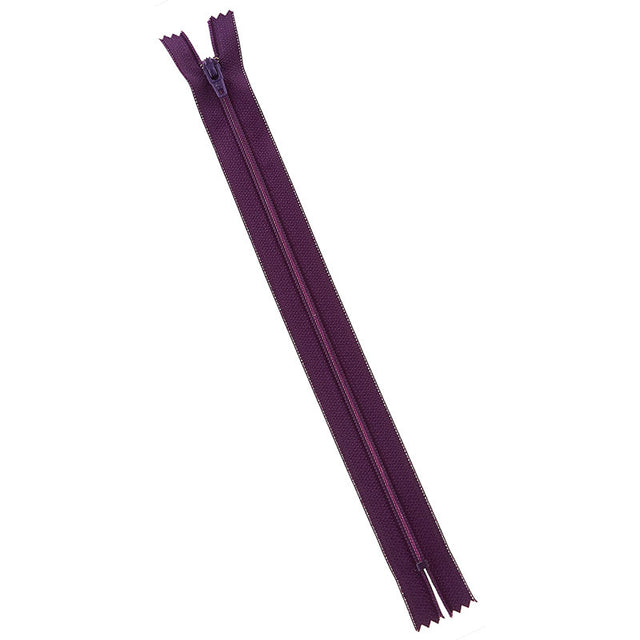Purple 9" Polyester Zipper Primary Image