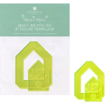 Quilt As You Go 2" House Template Designed by Daisy & Grace for Missouri Star Quilt Company