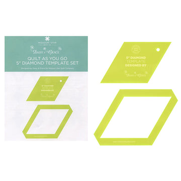 Quilt As You Go 5" Diamond Template by Daisy & Grace for Missouri Star Quilt Company