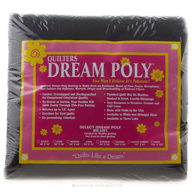 Quilter's Dream Poly Select Midnight Twin Batting