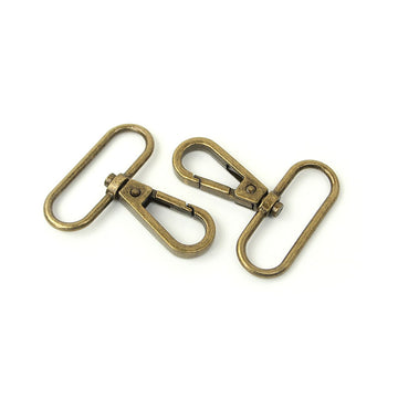 Sallie Tomato 1 1/2" Swivel Hooks - Set of Two Antique Primary Image