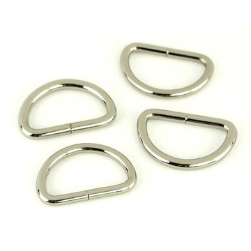 Sallie Tomato 1" D-Rings - Set of Four Nickel Primary Image