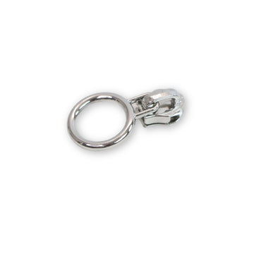 Sallie Tomato Circle Zipper Pull - Set of Four Nickel