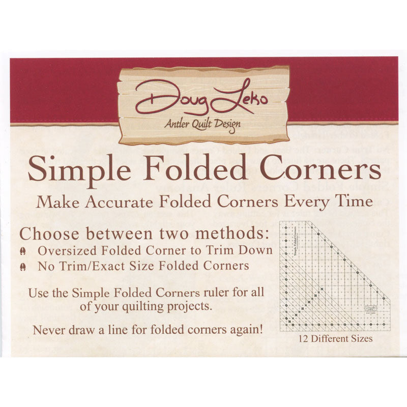 Simple Folded Corners Ruler Alternative View #1