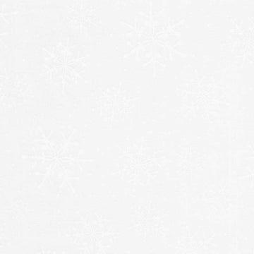 Solitaire Whites - Soft White Snowflakes Yardage Primary Image