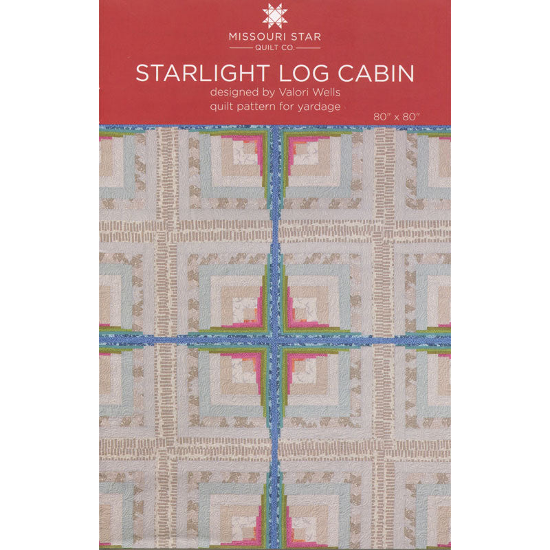 Starlight Log Cabin Quilt Pattern by Missouri Star