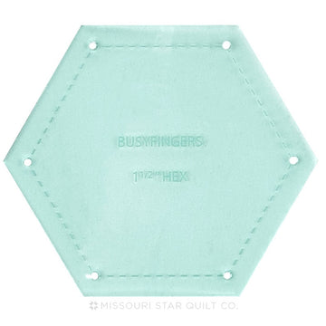 Sue Daley Hexagon 1 1/2" Template Only