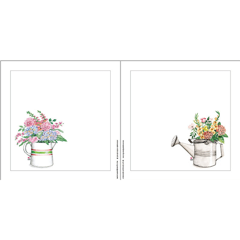 Susan Branch Garden Flowers Digitally Printed Quilt Labels