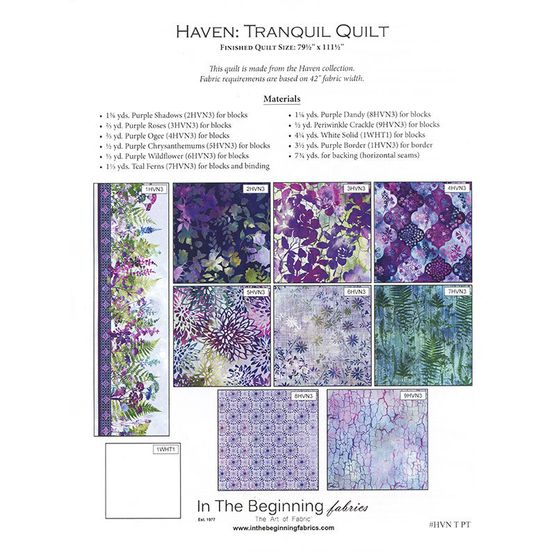 Tranquil Quilt Pattern Alternative View #1