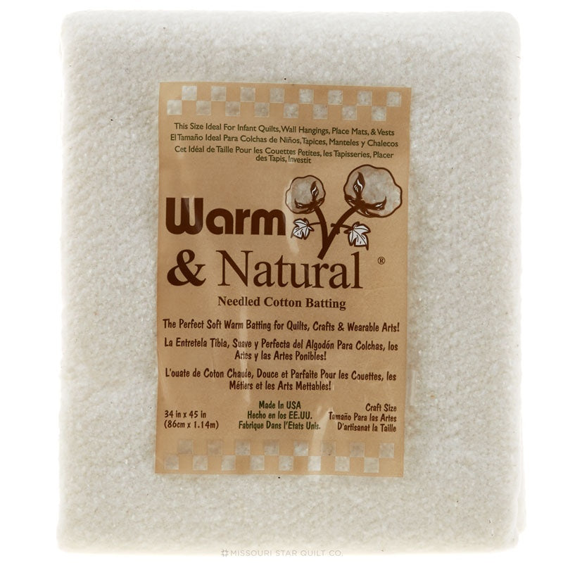 Warm & Natural® Cotton Batting Craft