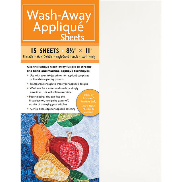 Wash-Away Appliqué Sheets