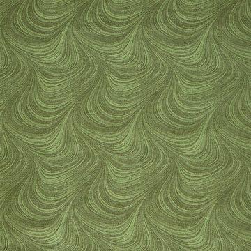 Wave Texture Flannel Wide - Medium Green 108" Wide Backing