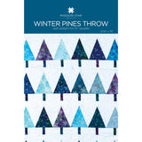 Winter Pines Throw Quilt Pattern by Missouri Star
