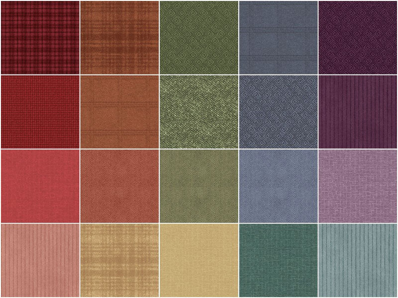 Woolies Flannel Colors Vol. 2 Fat Quarter Bundle