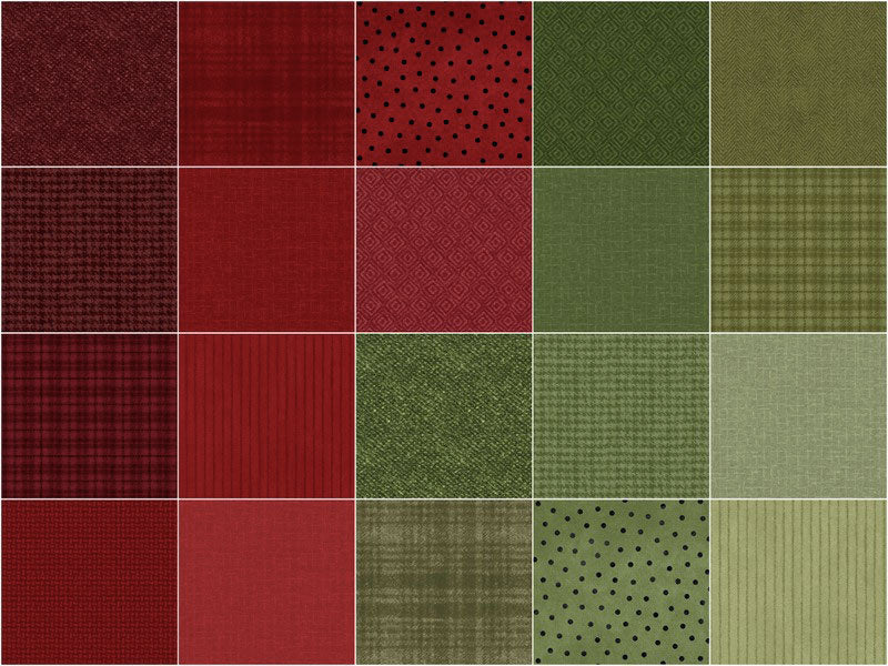 Woolies Flannel Holiday Warmth Fat Quarter Bundle