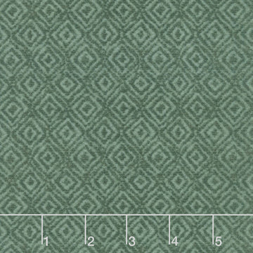 Woolies Heritage Flannel - On Point Teal Yardage Primary Image