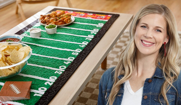 How to Make an End Zone Table Runner - Free Project Tutorial