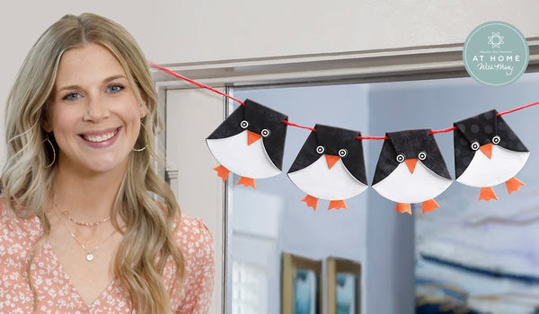 Make a "Penguin March" project with Misty Doan on At Home With Misty (Video Tutorial)