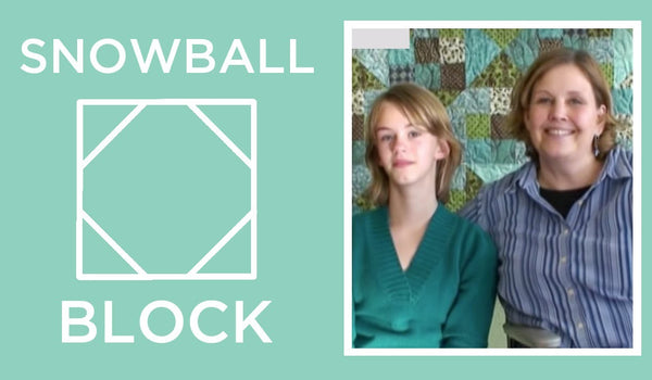 Snowball Quilt - Quilting With Kids