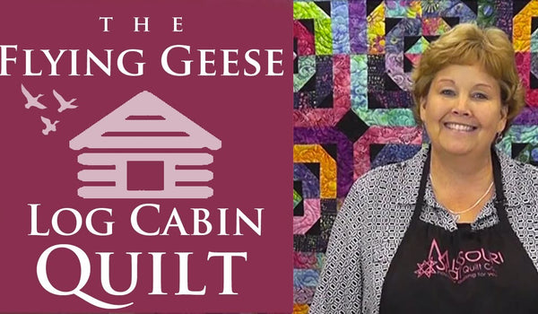 The Flying Geese Log Cabin Quilt