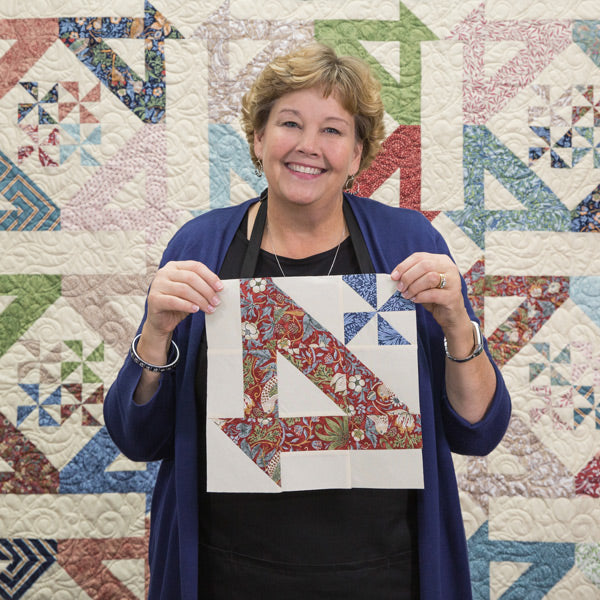 Disappearing Pinwheel Baskets Quilt