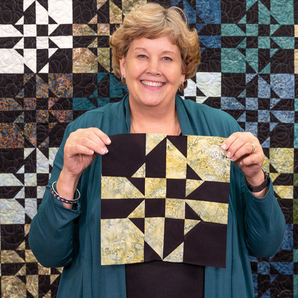 Disappearing Hourglass Crazy Eight Quilt