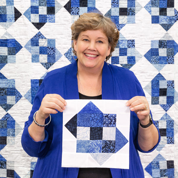 Tilted Nine Patch Quilt