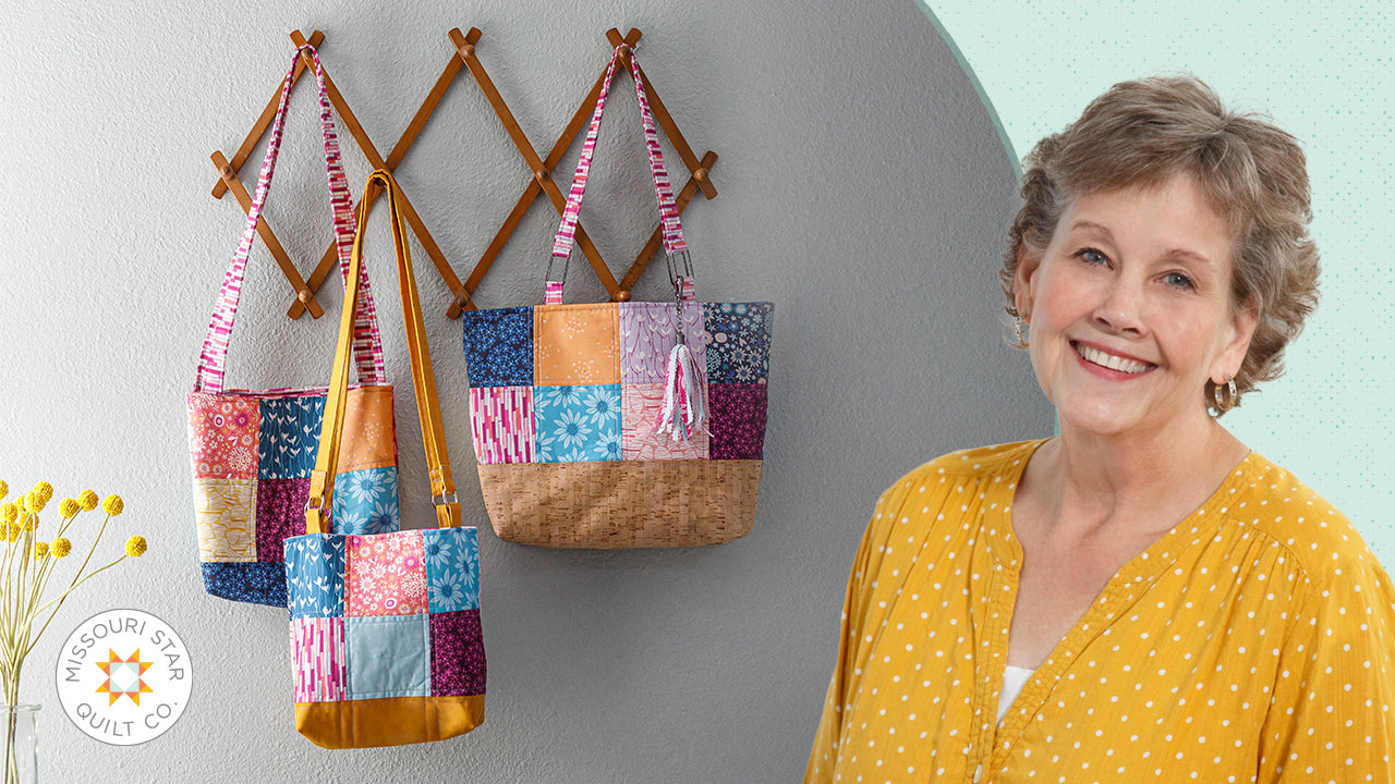 Make Three Tote Bags From One Charm Pack: Jenny Doan's Quick Sewing Tutorial
