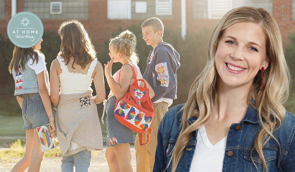 Make an "Iron-on Fabric Quilt Block" with Misty Doan on At Home With Misty (Video Tutorial)