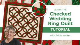 Checked Wedding Ring Quilt