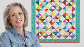 Summer Notes 2.0 Quilt with Cherry Hill