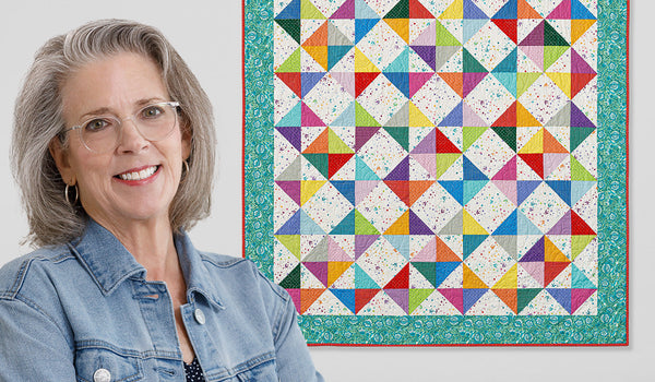 Summer Notes 2.0 Quilt with Cherry Hill