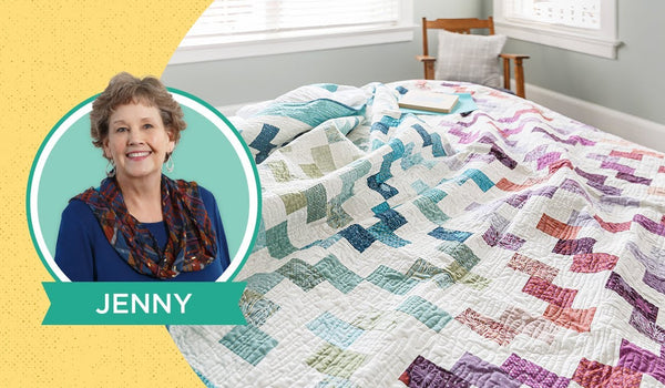 Make a "Lakeview Terrace" Quilt with Jenny Doan of Missouri Star