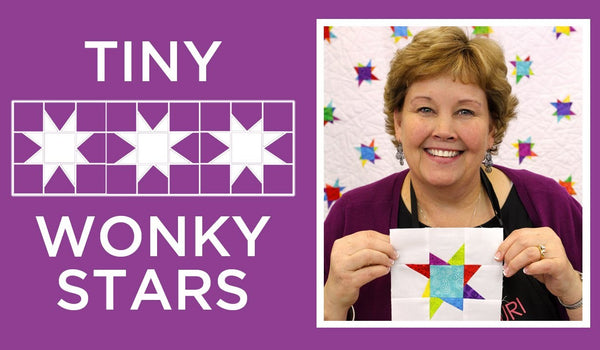 Tiny Wonky Stars Quilt