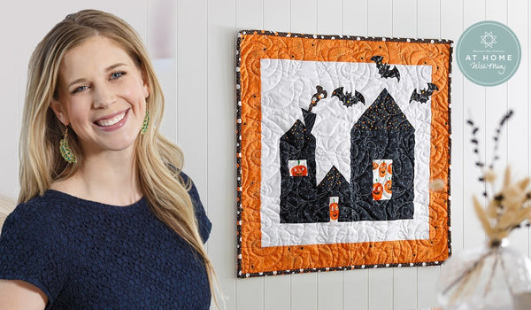 Make a "Happy Haunting" Wall Hanging with Misty Doan on At Home With Misty (Video Tutorial)