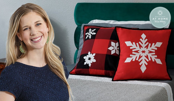 Make a "Winter Wonderland" Pillow with Misty on At Home with Misty! (Video Tutorial)