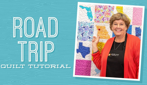 Make a "Road Trip" Map Applique Quilt with Jenny!