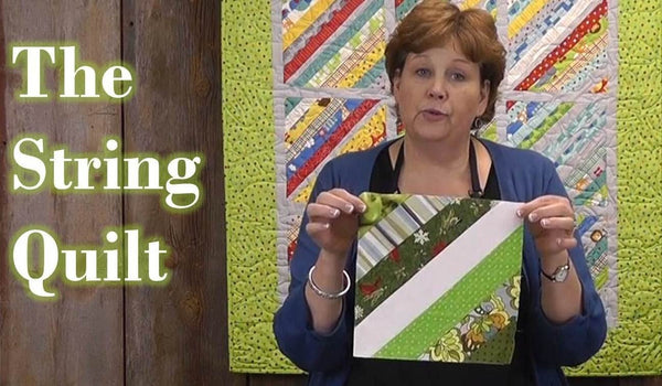 String Quilt using Foundation Piecing