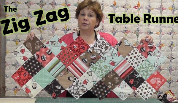 Zig Zag Charm Pack Table Runner