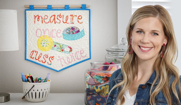 How to Make a Measure Once Cuss Twice Wall Hanging - Free Project Tutorial
