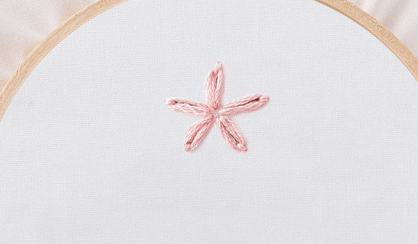 Embroidery 101:  How to embroider a Lazy Daisy Stitch