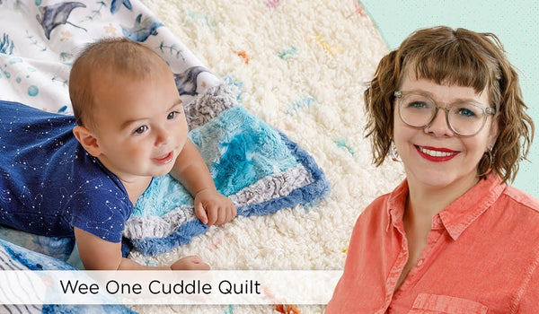How to Make a Just Keep Swimming Wee One Cuddle Quilt - Free Project Tutorial