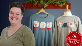 Appliquéd Sweatshirts with Courtenay Hughes