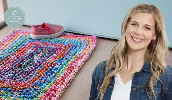 Make a "Crochet Rag Rug" with Misty and Sara from One Big Happy Yarn Co. on At Home With Misty