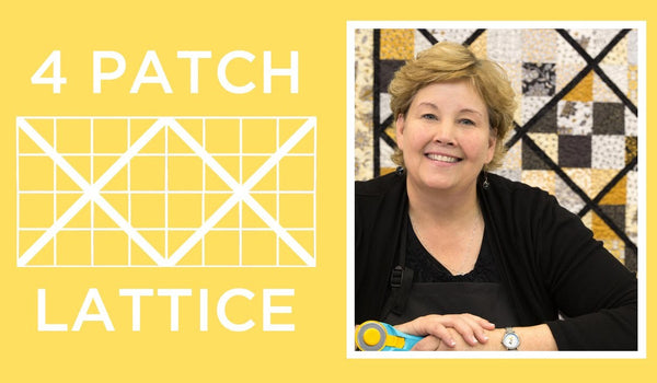 Four Patch Lattice Quilt