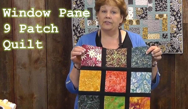 Window Pane 9 Patch Quilt