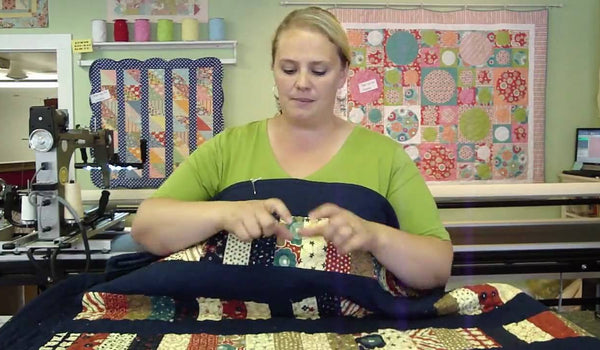 Jelly Roll Week - Sarah Shows us the Coin Quilt