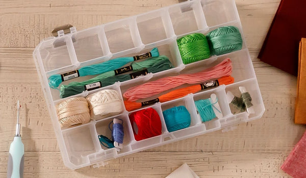 Embroidery 101:  Embroidery Flosses, Threads, and Storage