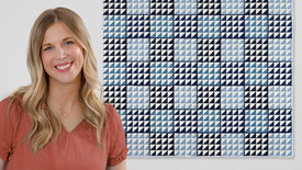 Perfect Points Wholecloth Quilt